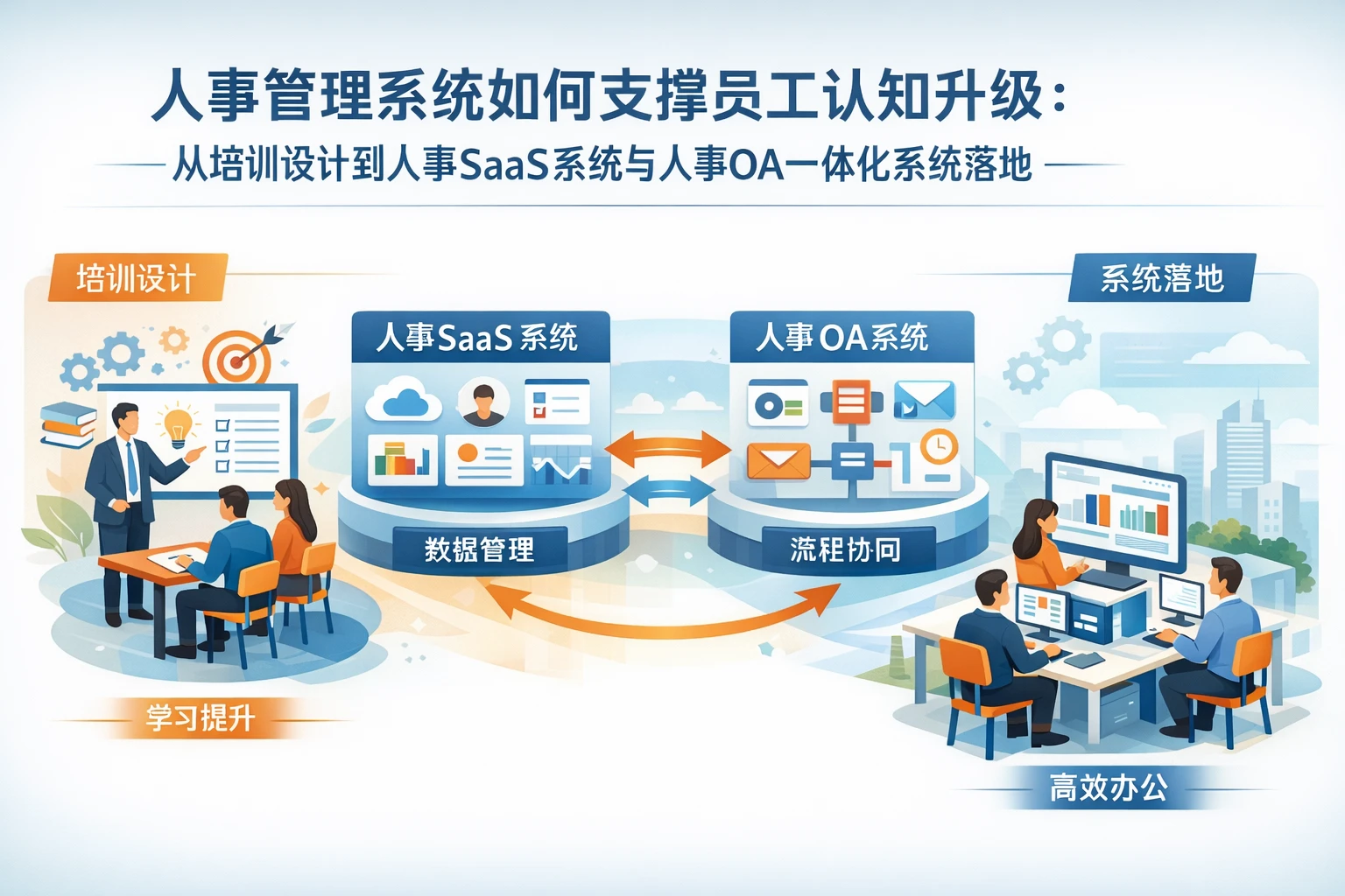 人事管理系统如何支撑员工认知升级：从培训设计到人事SaaS系统与人事OA一体化系统落地
