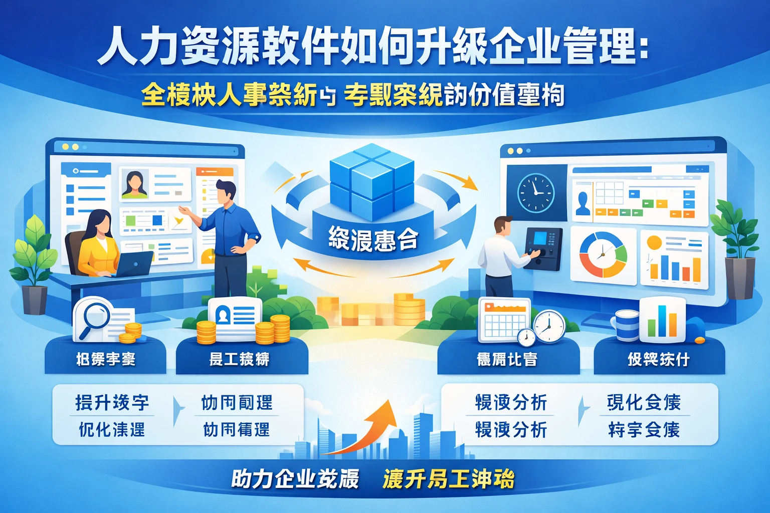 人力资源软件如何升级企业管理：全模块人事系统与考勤系统的价值重构