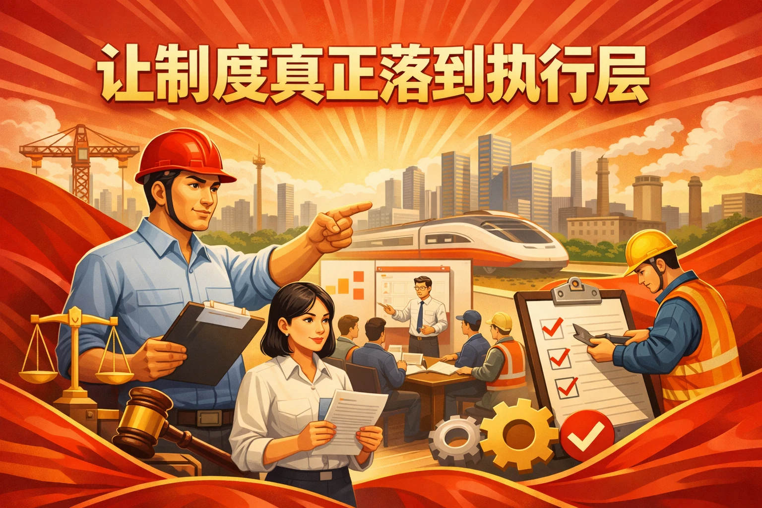 让制度真正落到执行层