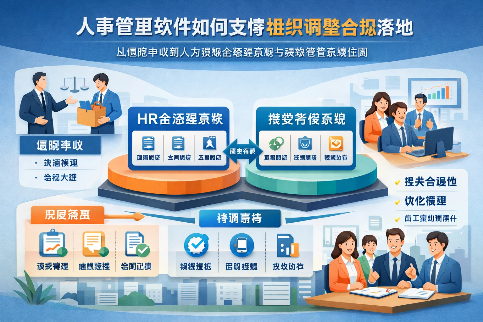 人事管理软件如何支撑组织调整合规落地：从调岗争议到人力资源全流程系统与绩效考核系统应用