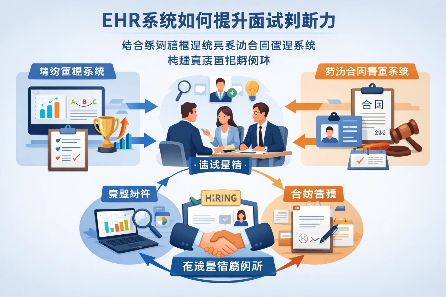 ehr系统如何提升面试判断力：结合绩效管理系统与劳动合同管理系统构建高质量招聘闭环
