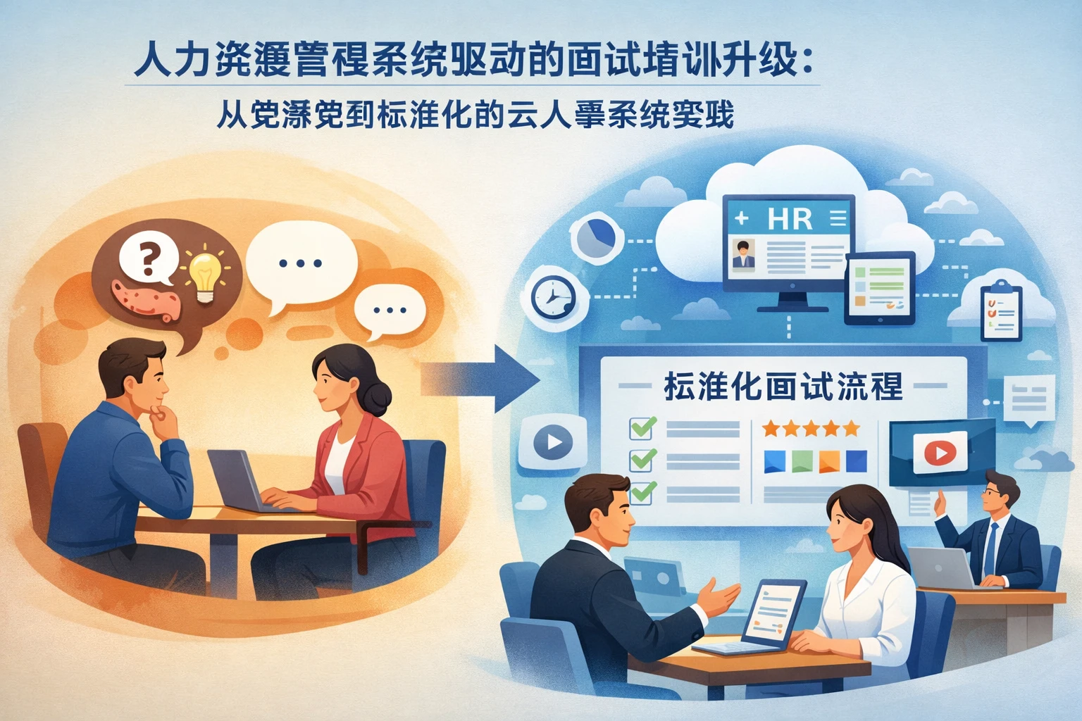 人力资源管理系统驱动的面试培训升级：从凭感觉到标准化的云人事系统实践