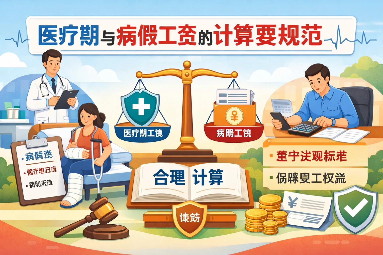 医疗期与病假工资的计算要规范