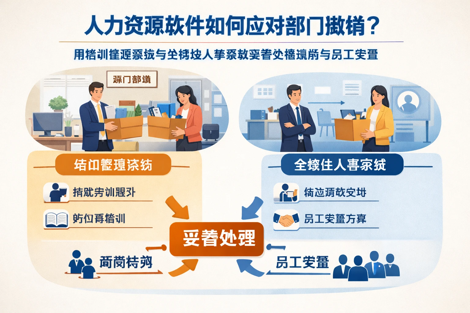 人力资源软件如何应对部门撤销：用培训管理系统与全模块人事系统妥善处理调岗与员工安置