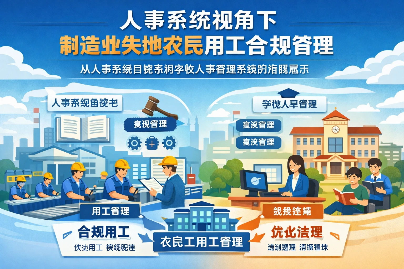 人事系统视角下制造业失地农民用工合规管理：从人事系统白皮书到学校人事管理系统的治理启示