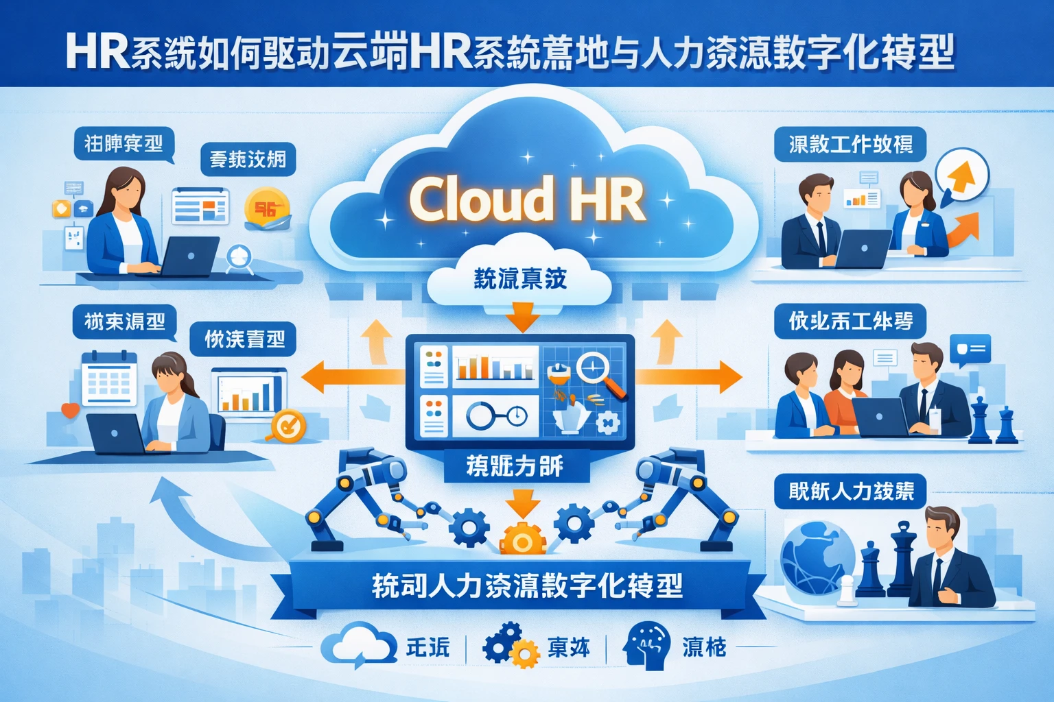 HR系统如何驱动云端HR系统落地与人力资源数字化转型