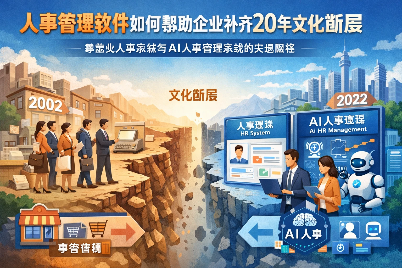 人事管理软件如何帮助企业补齐20年文化断层：零售业人事系统与AI人事管理系统的实践路径