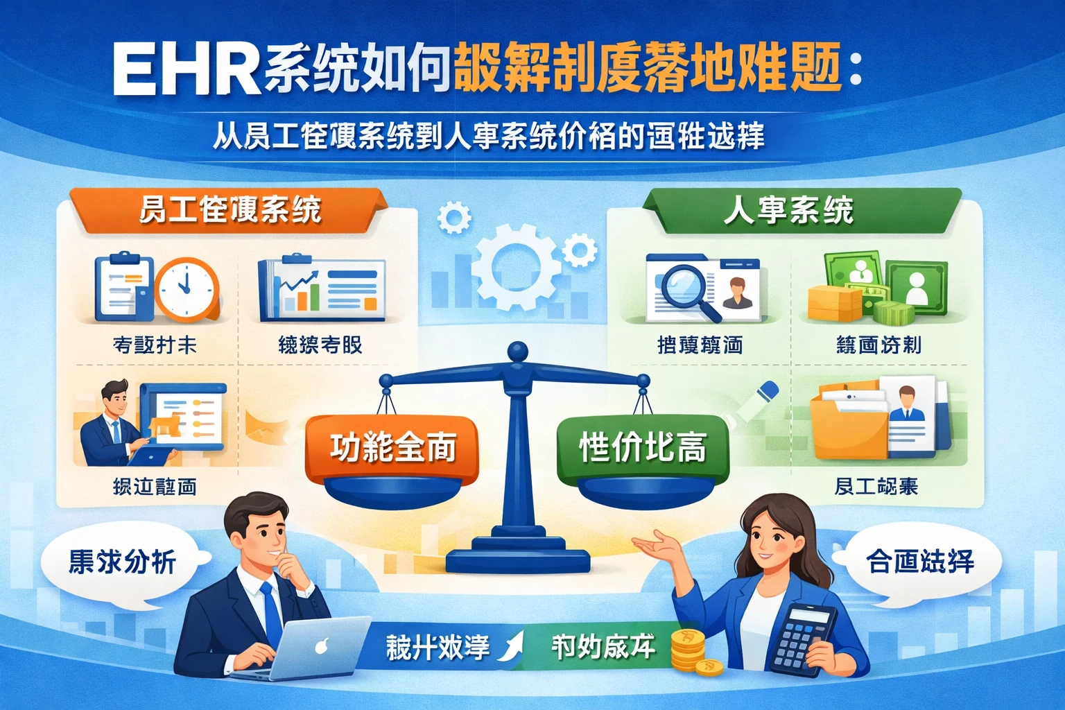 ehr系统如何破解制度落地难题：从员工管理系统到人事系统价格的理性选择