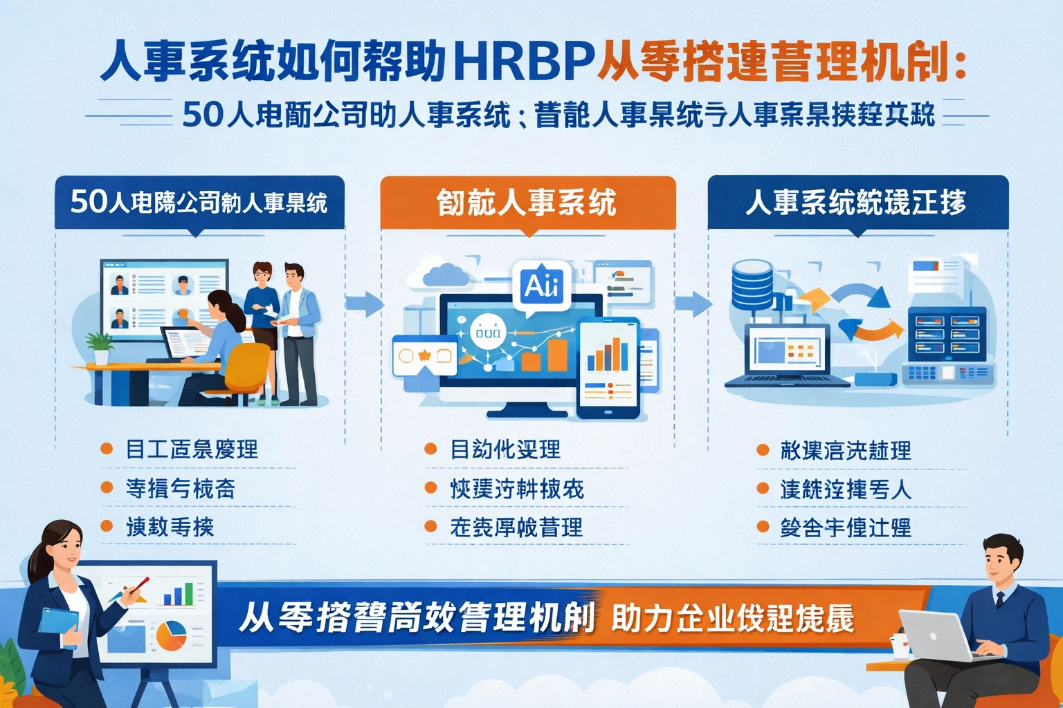 人事系统如何帮助HRBP从零搭建管理机制：50人电商公司的人事系统、智能人事系统与人事系统数据迁移实践