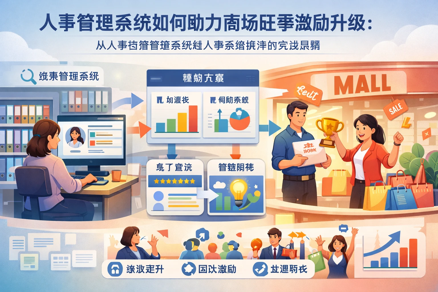 人事管理系统如何助力商场旺季激励升级：从人事档案管理系统到人事系统推荐的实战思路