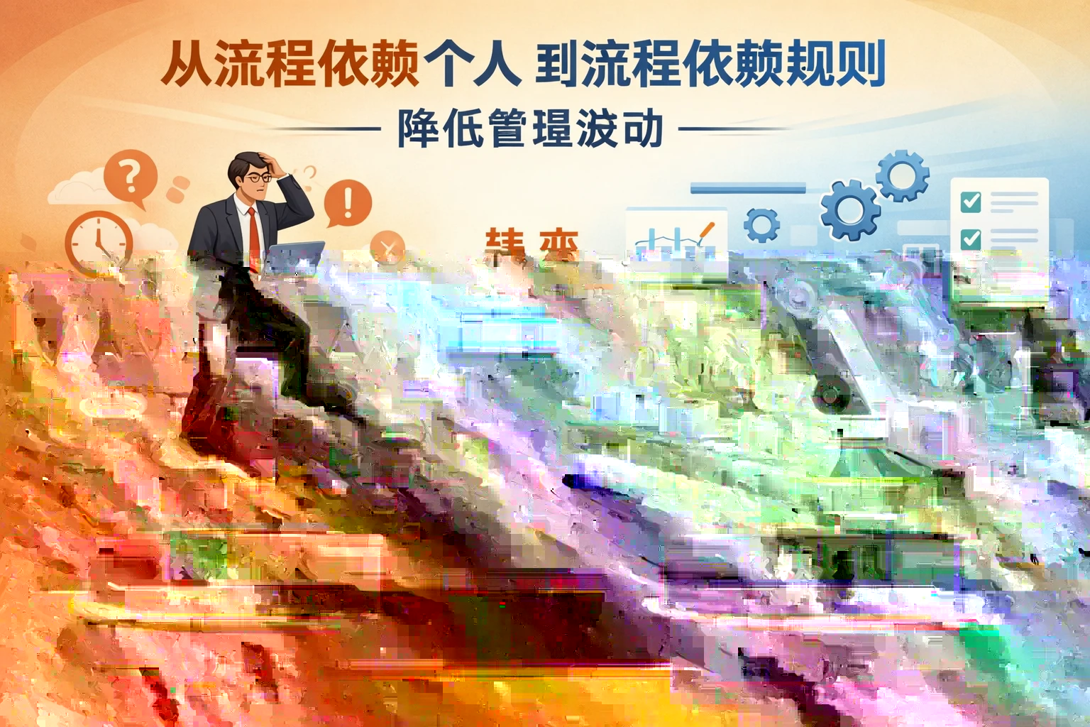 从流程依赖个人到流程依赖规则，降低管理波动