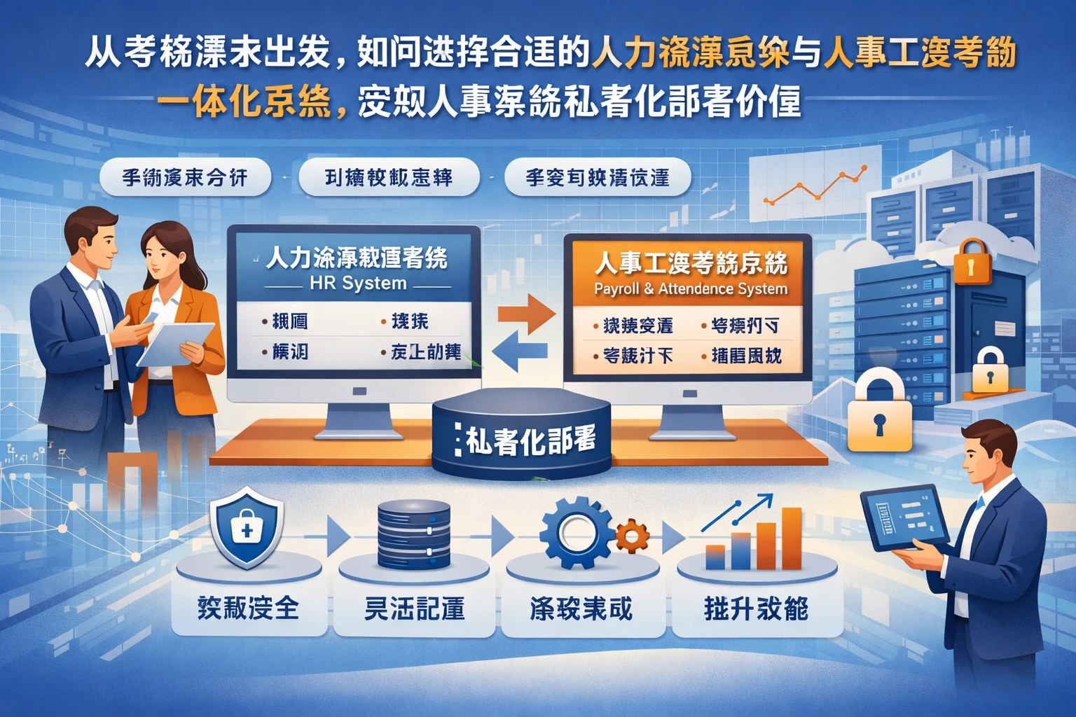 从考核需求出发，如何选择合适的人力资源系统与人事工资考勤一体化系统，实现人事系统私有化部署价值