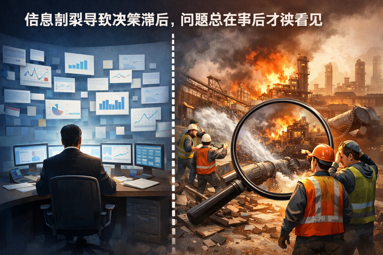 信息割裂导致决策滞后，问题总在事后才被看见