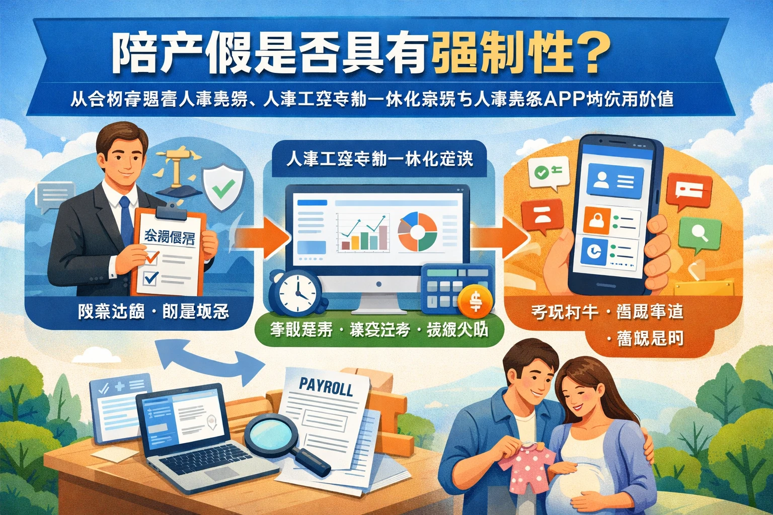 陪产假是否具有强制性？从合规管理看人事系统、人事工资考勤一体化系统与人事系统APP的应用价值