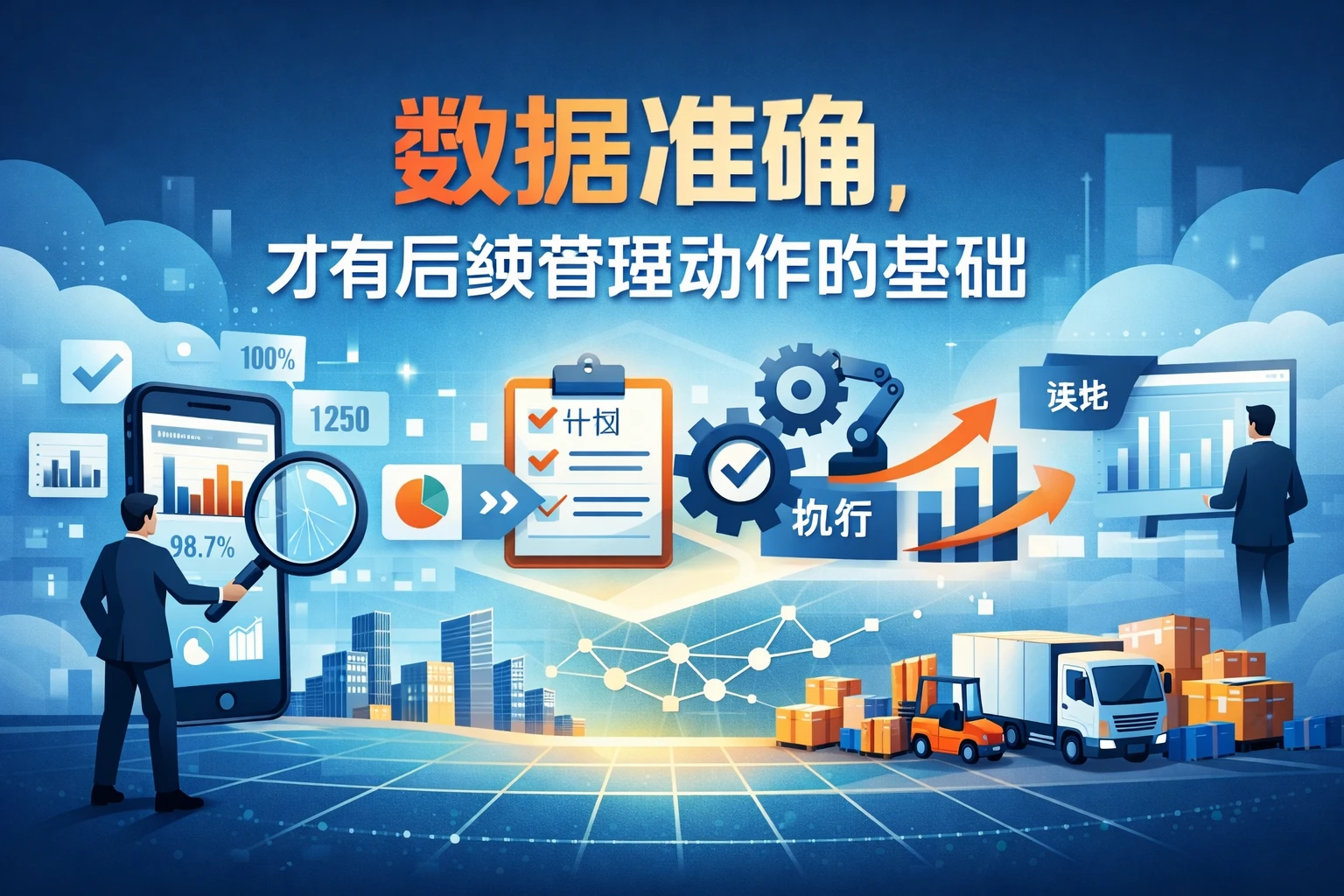 数据准确,才有后续管理动作的基础