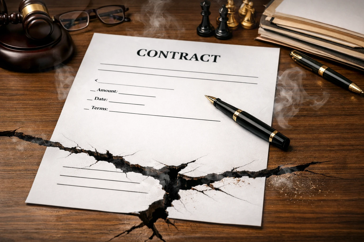 合同关键条款留白，给后续争议埋下隐患