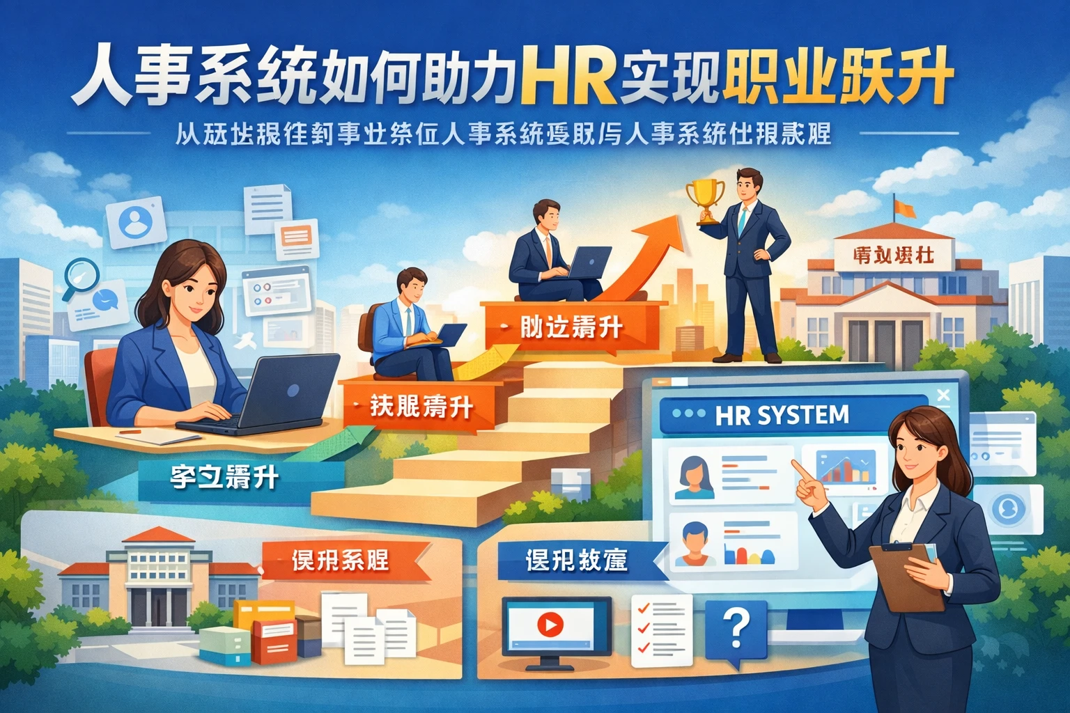 人事系统如何助力HR实现职业跃升——从成长路径到事业单位人事系统实践与人事系统使用教程