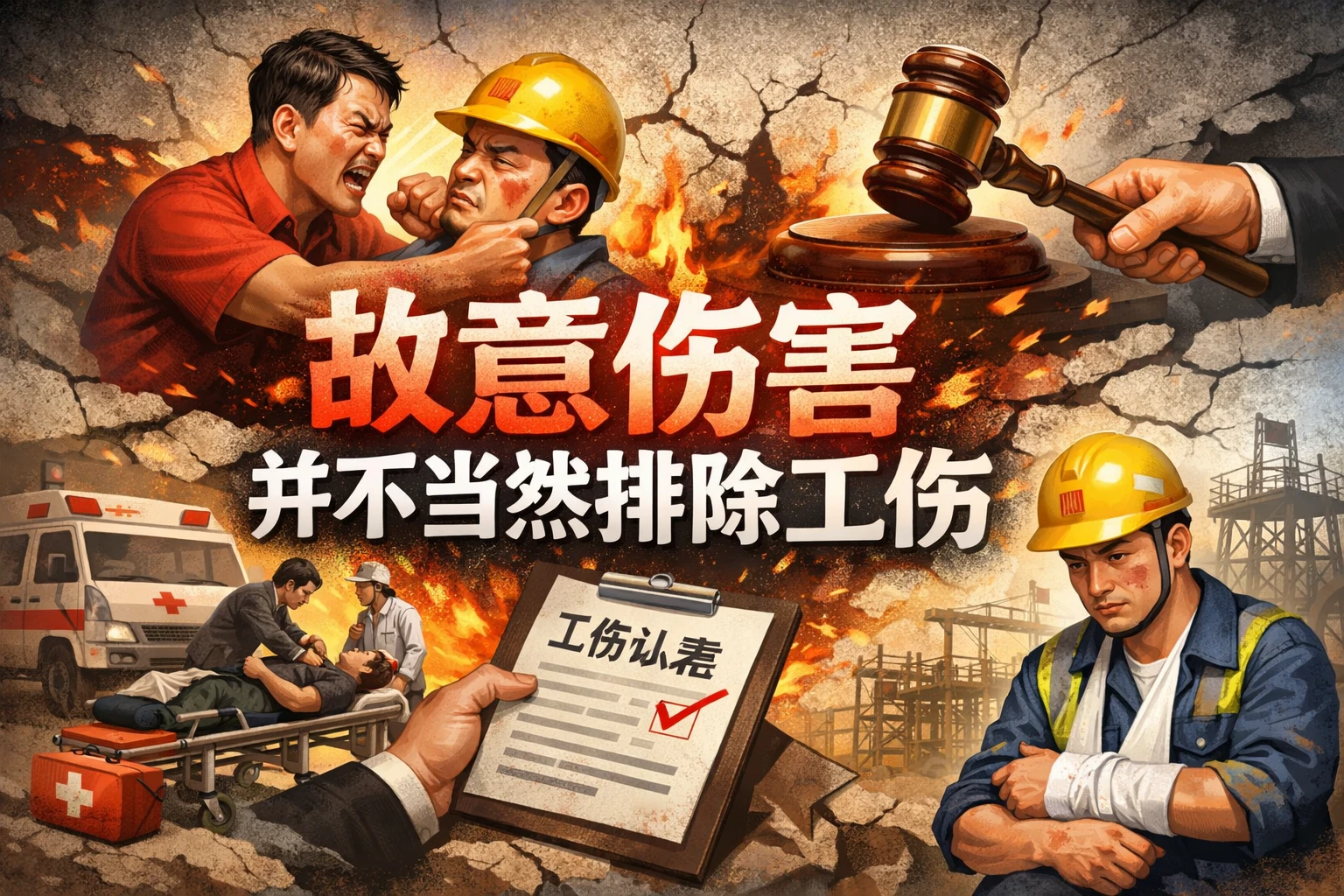 故意伤害并不当然排除工伤