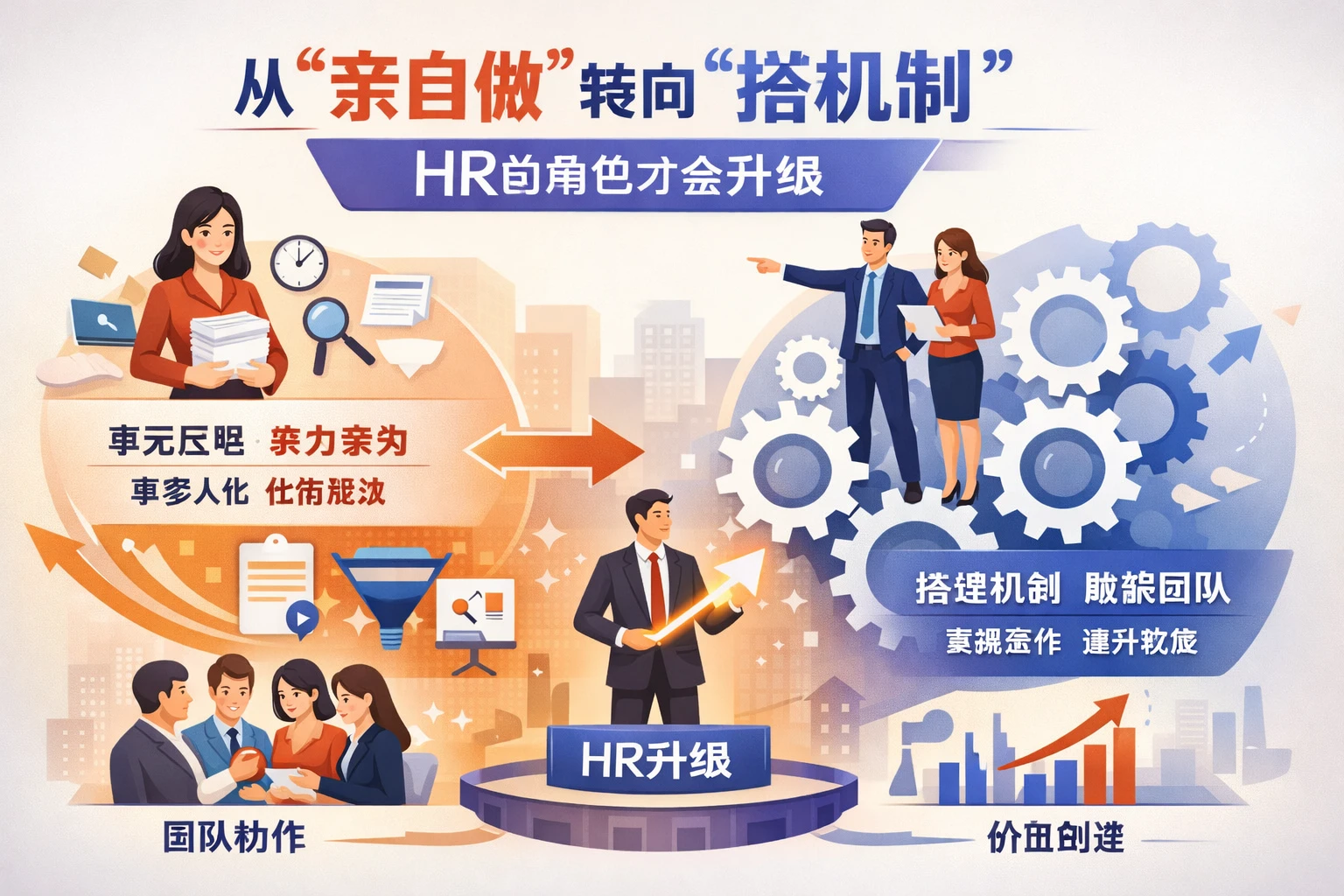 从“亲自做”转向“搭机制”，HR的角色才会升级