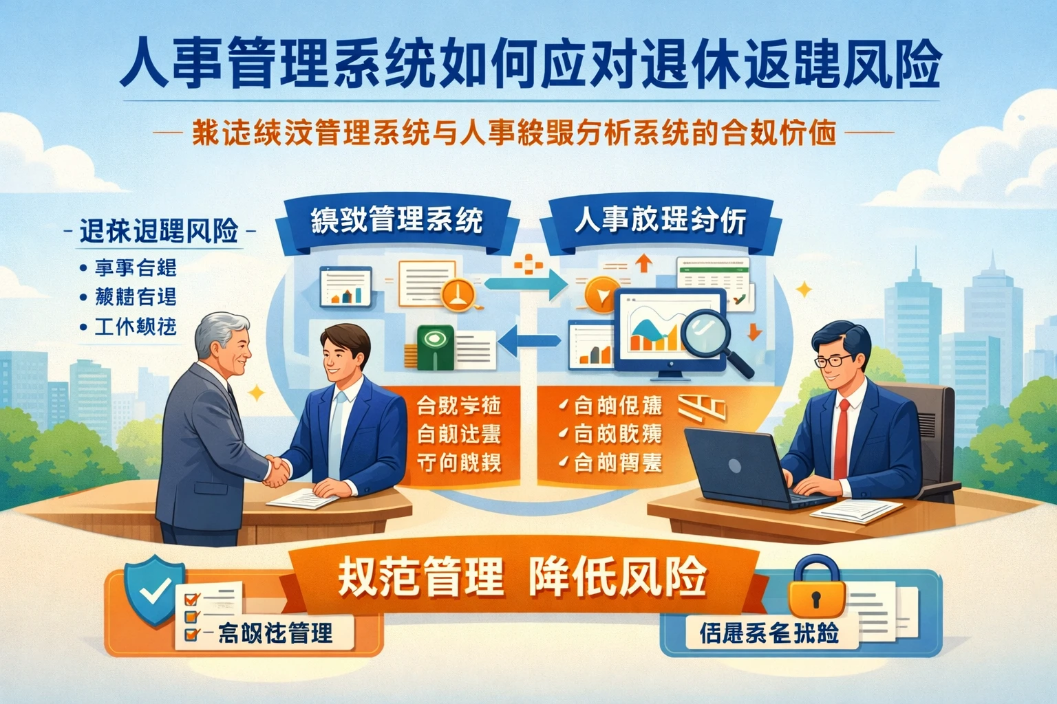 人事管理系统如何应对退休返聘风险:兼论绩效管理系统与人事数据分析系统的合规价值
