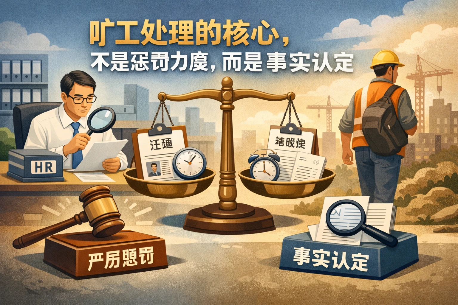 旷工处理的核心，不是惩罚力度，而是事实认定