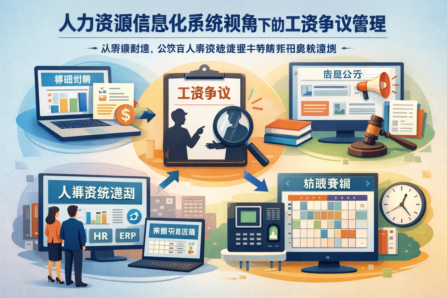 人力资源信息化系统视角下的工资争议管理：从薪酬制度、公示到人事系统选型与考勤排班系统落地
