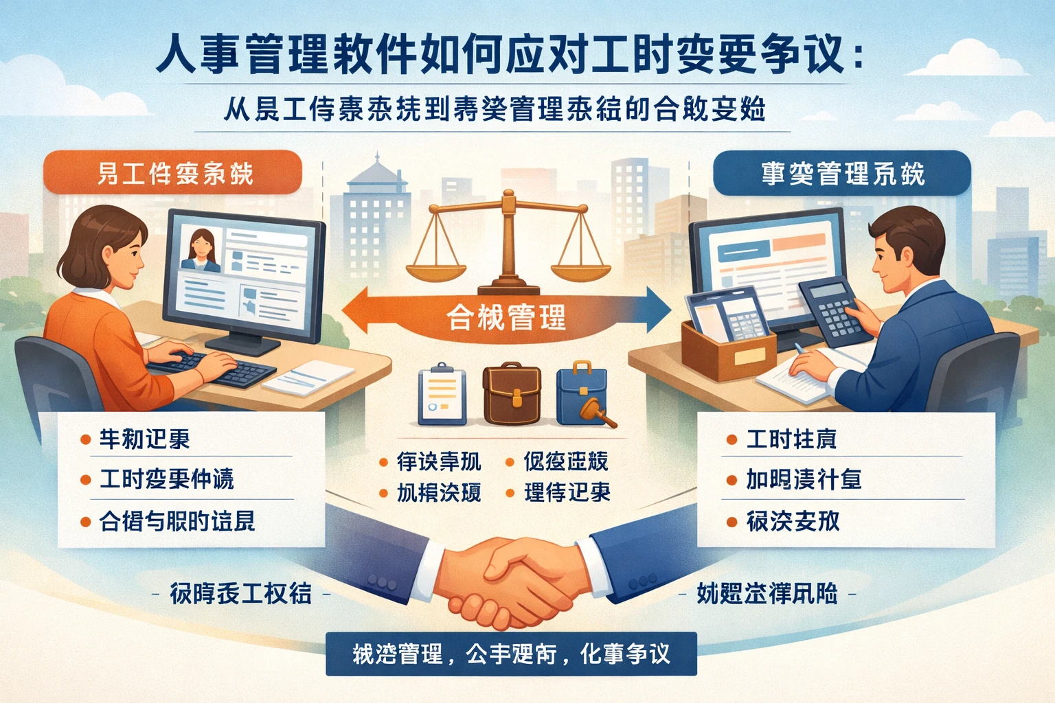 人事管理软件如何应对工时变更争议：从员工档案系统到薪资管理系统的合规实践