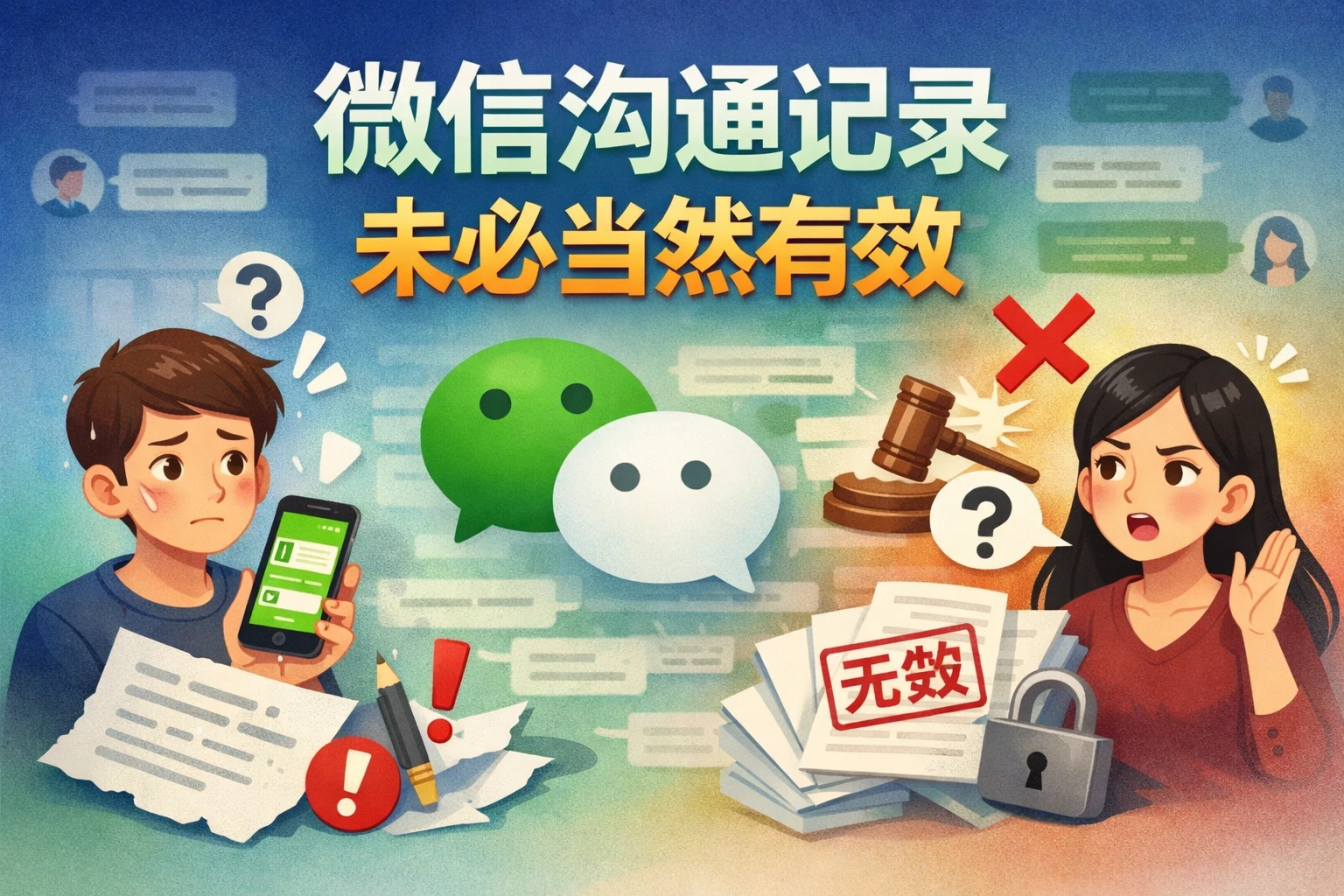 微信沟通记录未必当然有效