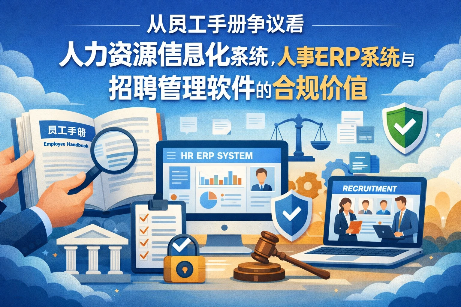从员工手册争议看人力资源信息化系统、人事ERP系统与招聘管理软件的合规价值