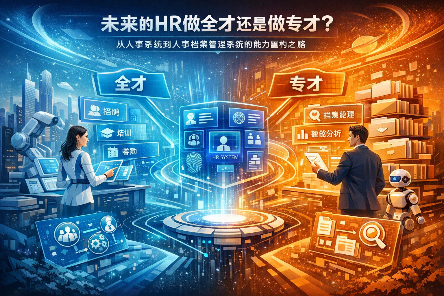 未来的HR做全才还是做专才?从人事系统到人事档案管理系统的能力重构之路
