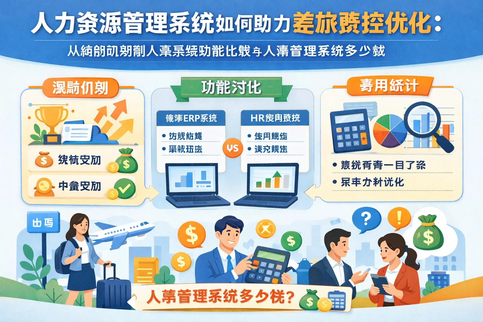 人力资源管理系统如何助力差旅费控优化：从激励机制到人事系统功能比较与人事管理系统多少钱