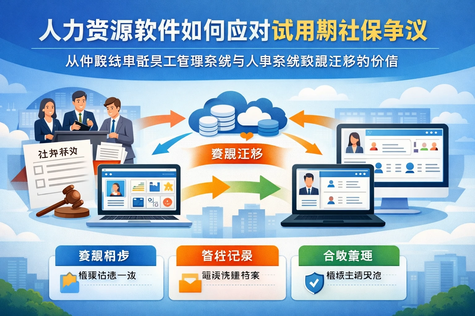 人力资源软件如何应对试用期社保争议:从仲裁结果看员工管理系统与人事系统数据迁移的价值