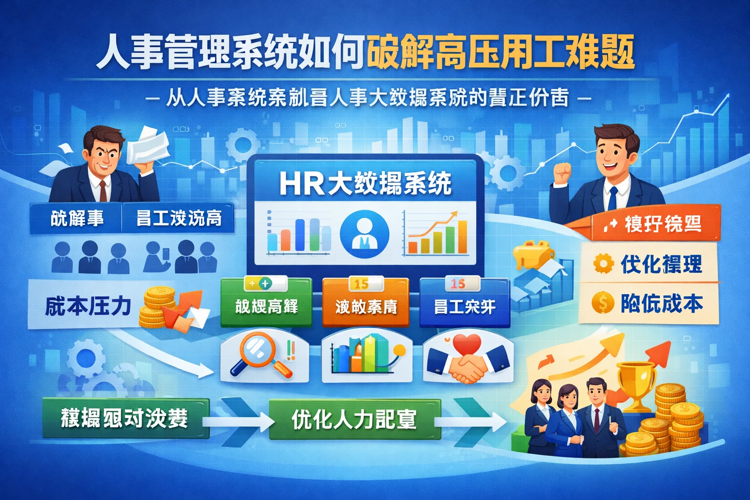 人事管理系统如何破解高压用工难题：从人事系统案例看人事大数据系统的真正价值