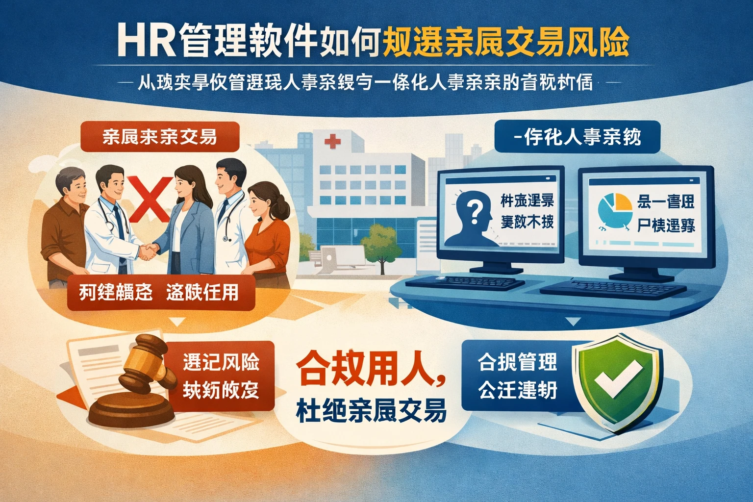 HR管理软件如何规避亲属交易风险：从真实争议看医院人事系统与一体化人事系统的合规价值