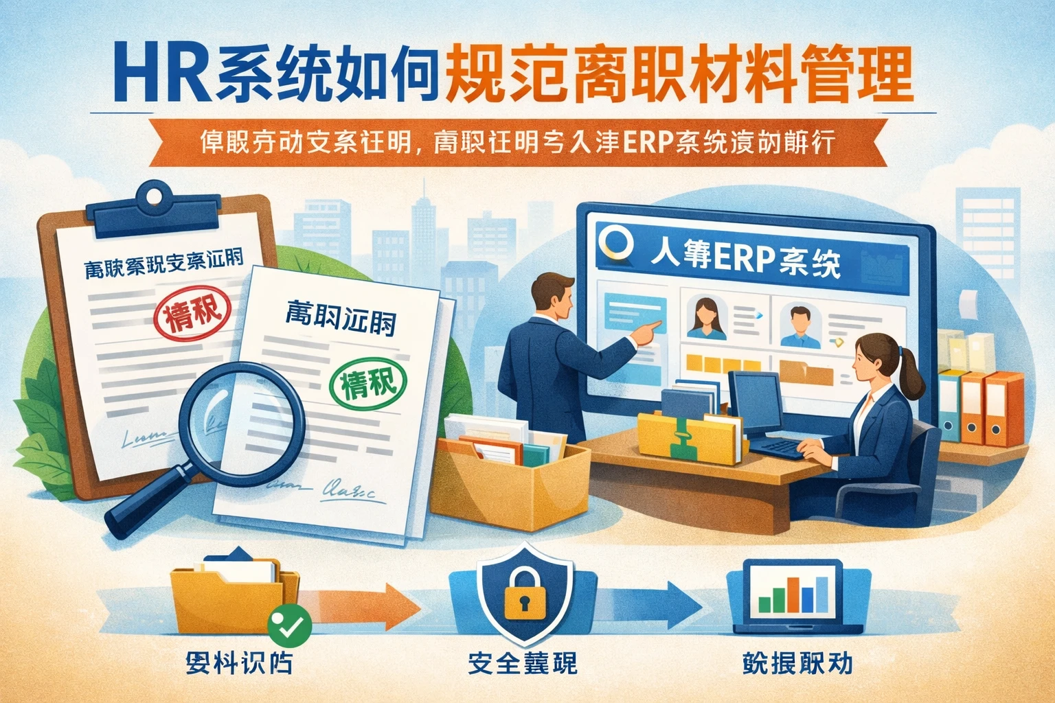 HR系统如何规范离职材料管理：解除劳动关系证明、离职证明与人事ERP系统案例解析