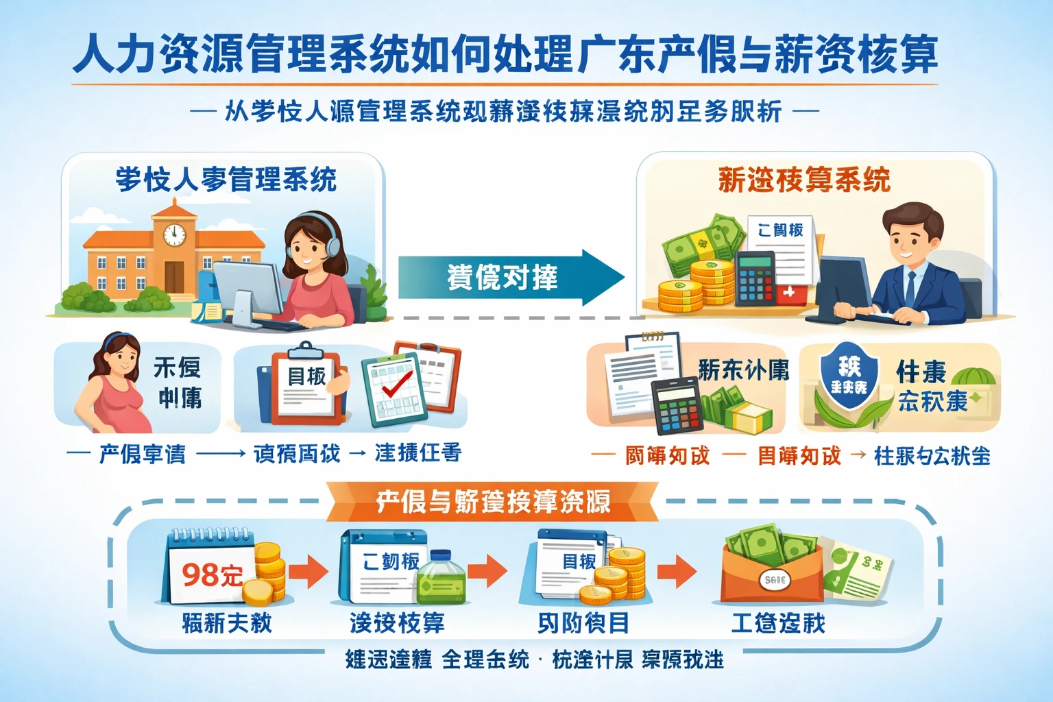 人力资源管理系统如何处理广东产假与薪资核算：从学校人事管理系统到薪资核算系统的实务解析
