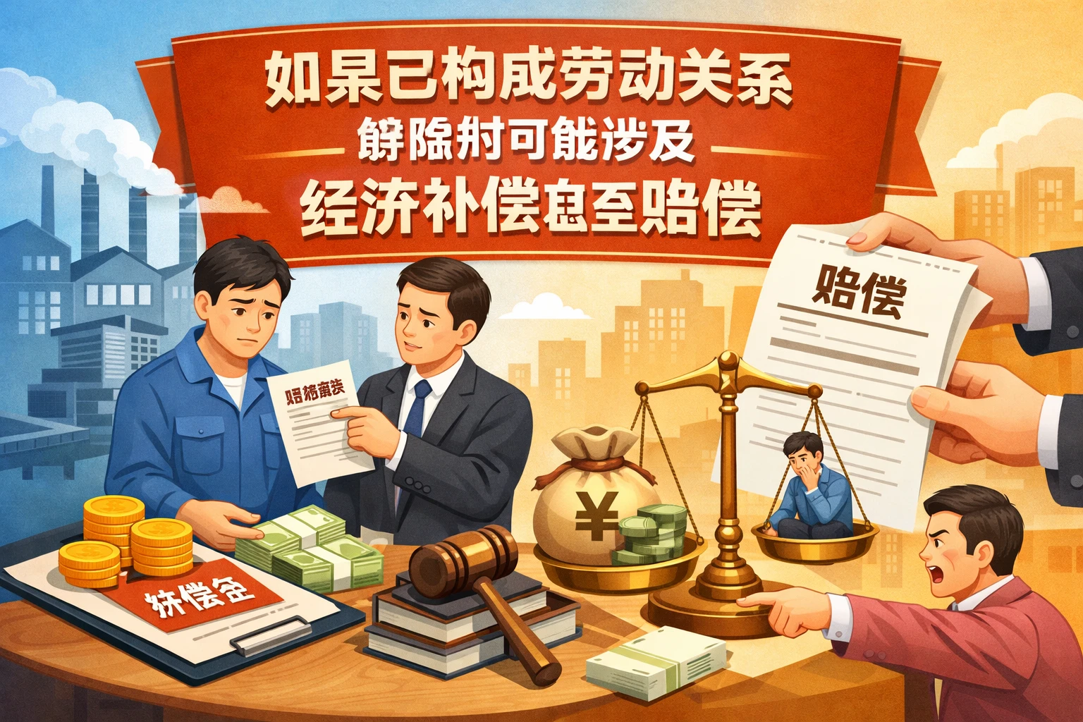 如果已构成劳动关系，解除时可能涉及经济补偿甚至赔偿