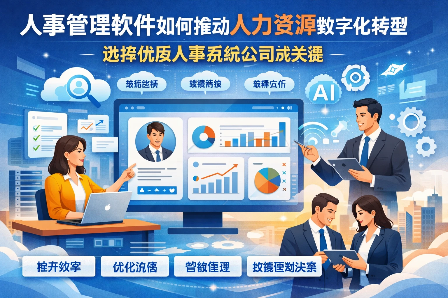 人事管理软件如何推动人力资源数字化转型,选择优质人事系统公司成关键