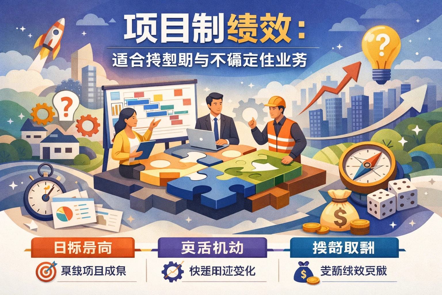 项目制绩效：适合转型期与不确定性业务