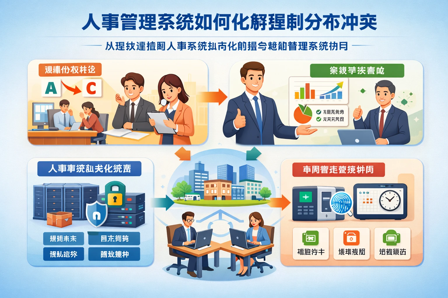 人事管理系统如何化解强制分布冲突：从绩效落地到人事系统私有化部署与考勤管理系统协同