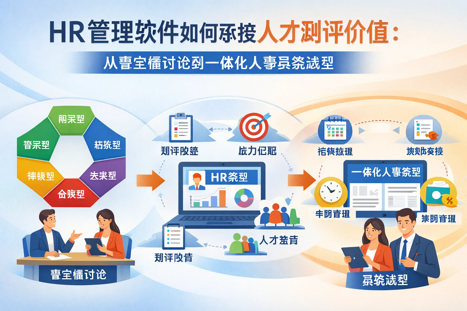 HR管理软件如何承接人才测评价值：从霍兰德讨论到一体化人事系统选型