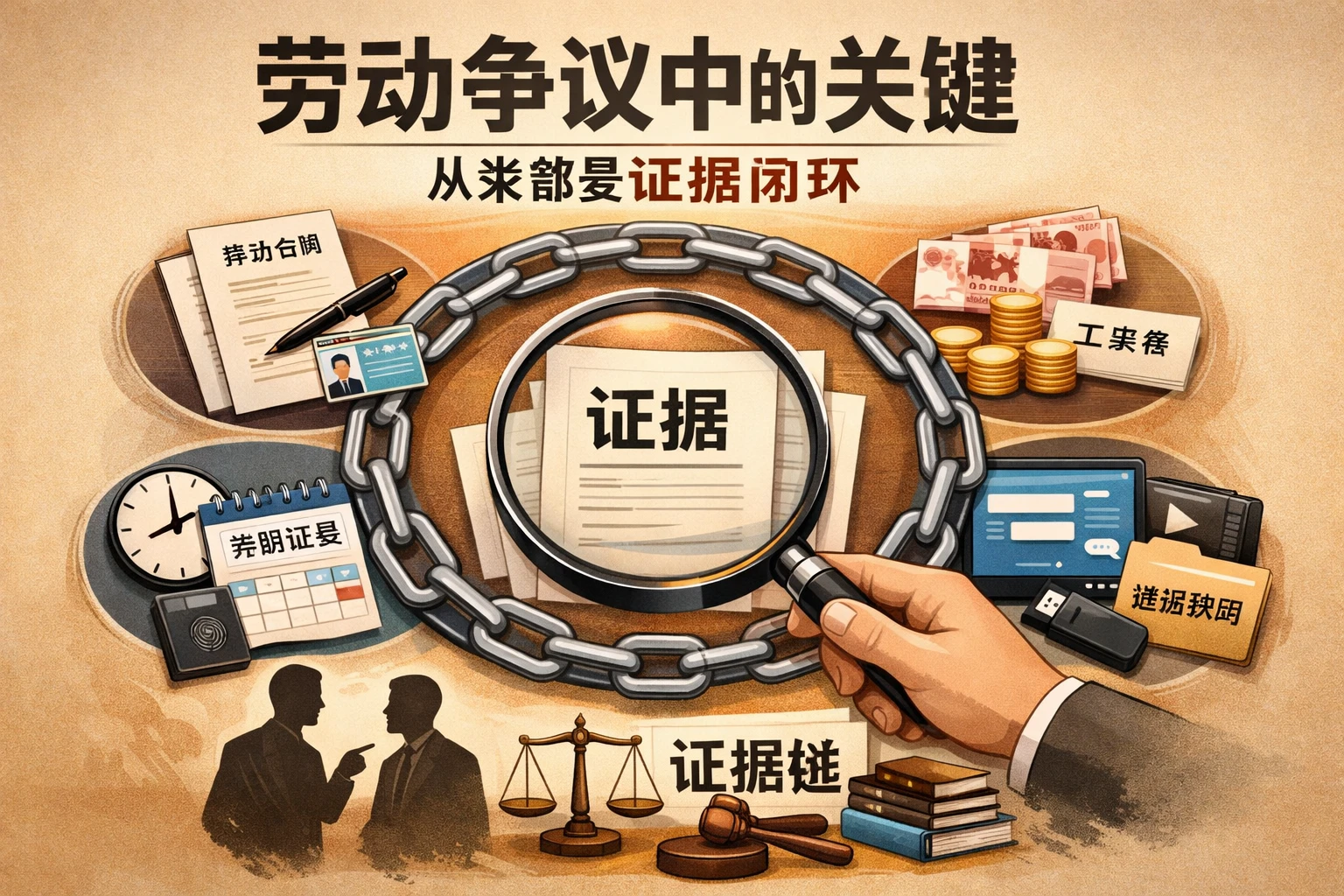 劳动争议中的关键，从来都是证据闭环