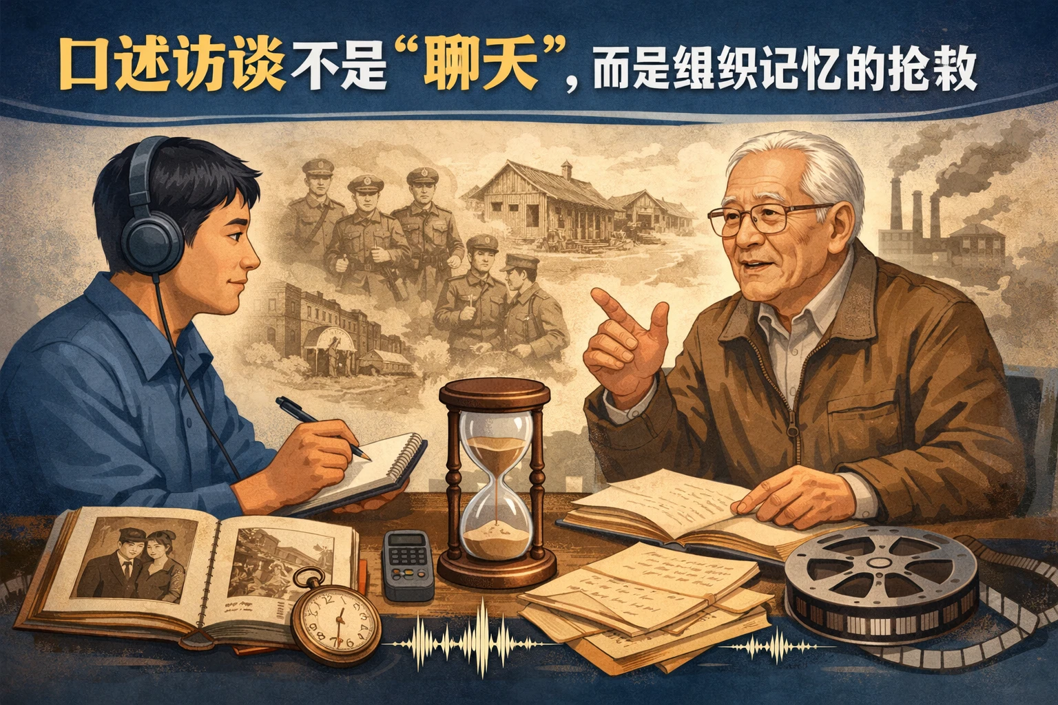 口述访谈不是“聊天”,而是组织记忆的抢救