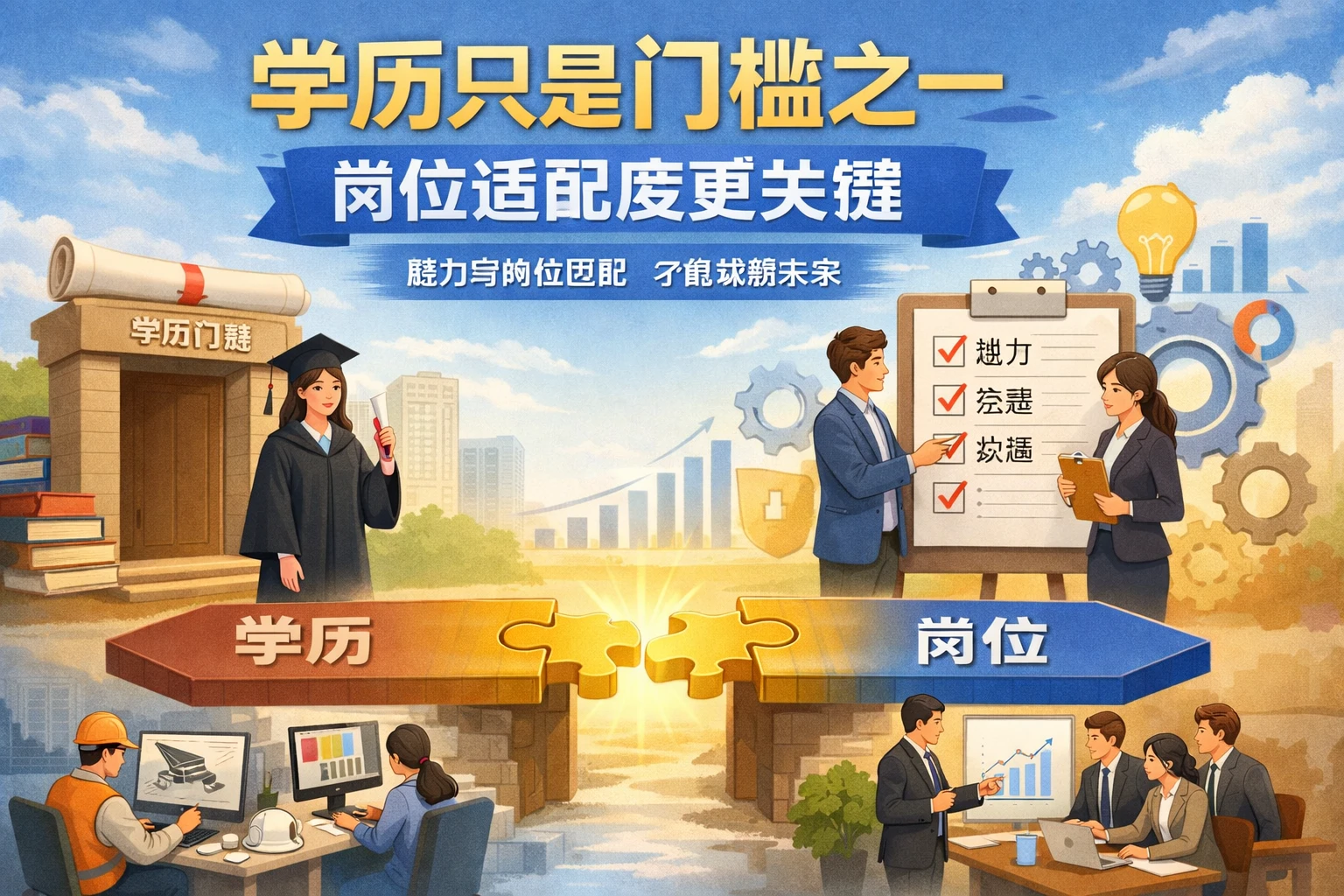 学历只是门槛之一，岗位适配度更关键