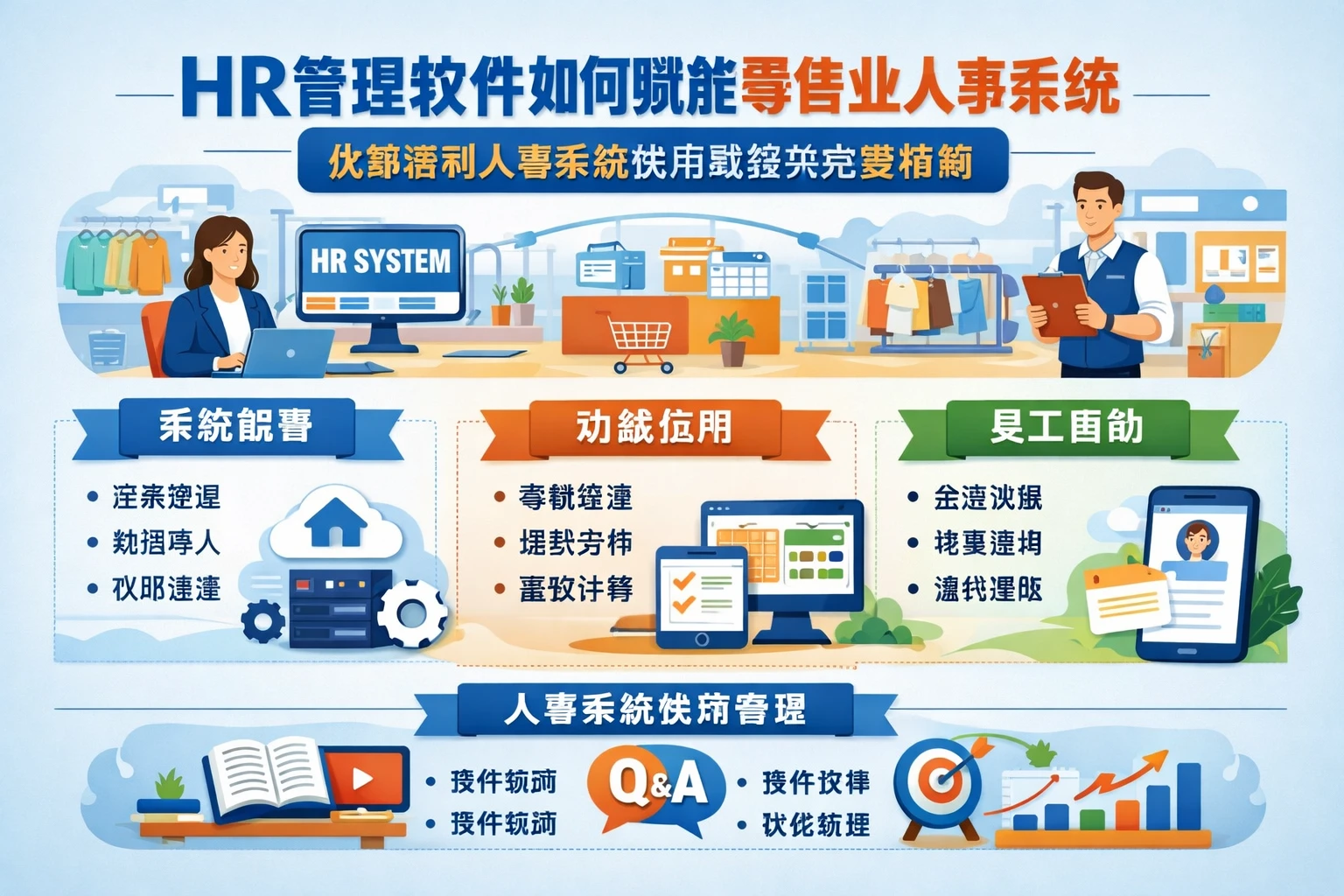 HR管理软件如何赋能零售业人事系统：从部署到人事系统使用教程的完整指南