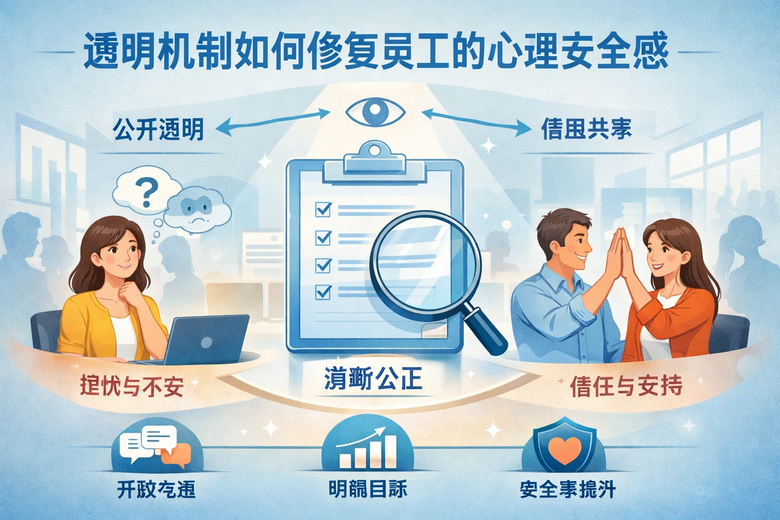 透明机制如何修复员工的心理安全感