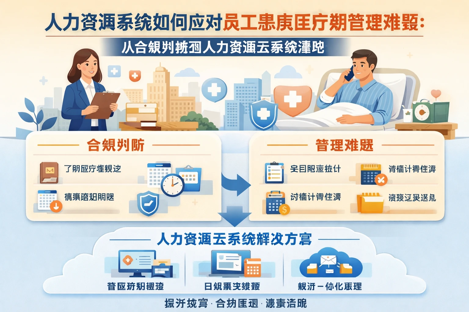 人力资源系统如何应对员工患病医疗期管理难题：从合规判断到人力资源云系统落地