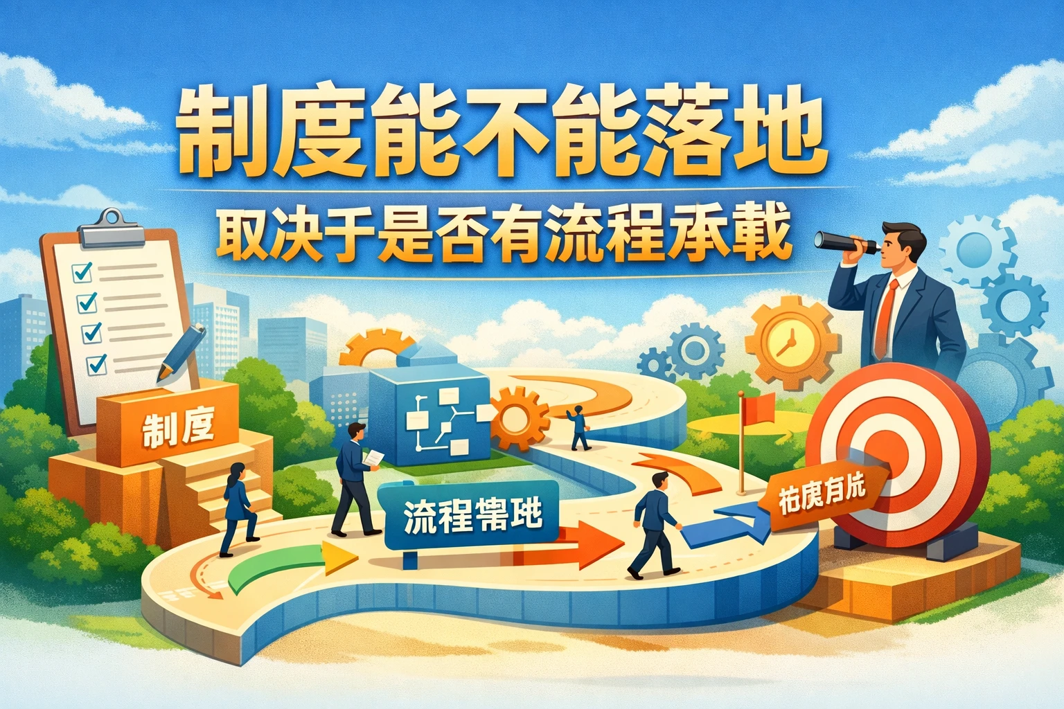 制度能不能落地,取决于是否有流程承载