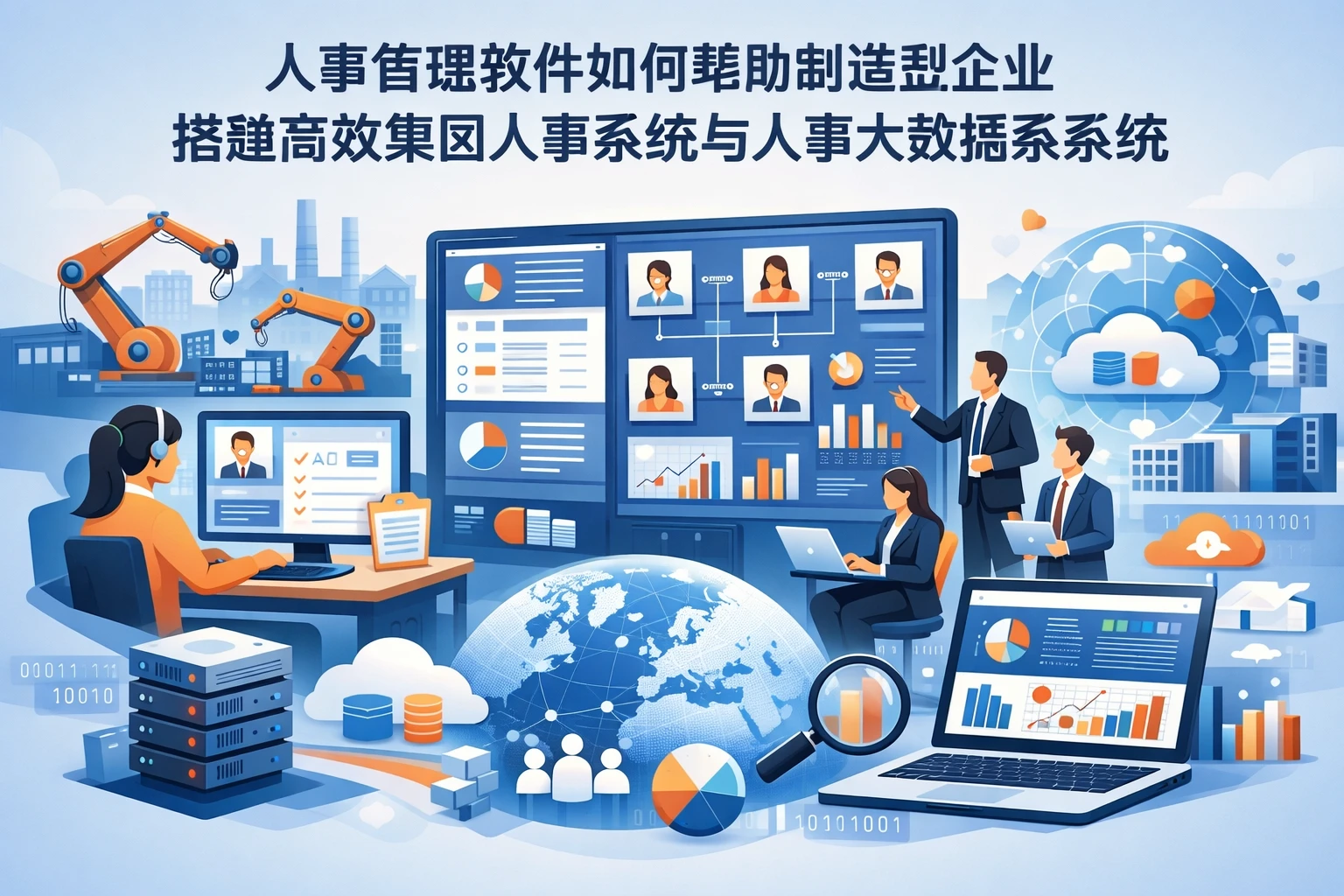 人事管理软件如何帮助制造型企业搭建高效集团人事系统与人事大数据系统