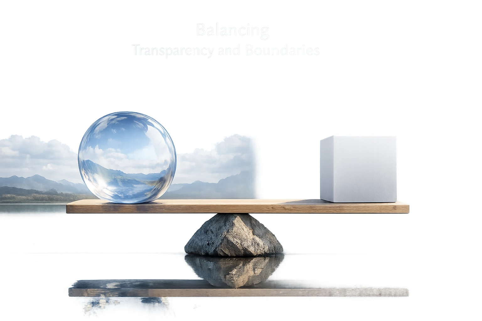 平衡透明与边界